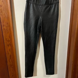 Fashion nova faux leather pants size M